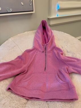 lululemon athletica Pink Half-Zip Hoodie